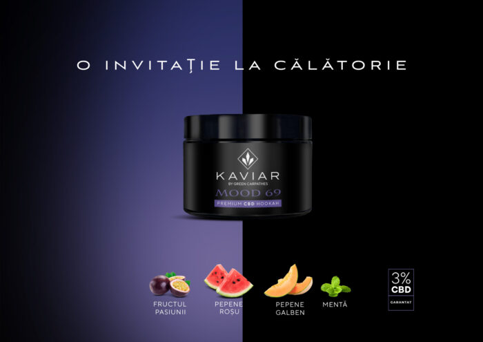 Aromă narghilea Kaviar 50g (Mood-69) 3% CBD