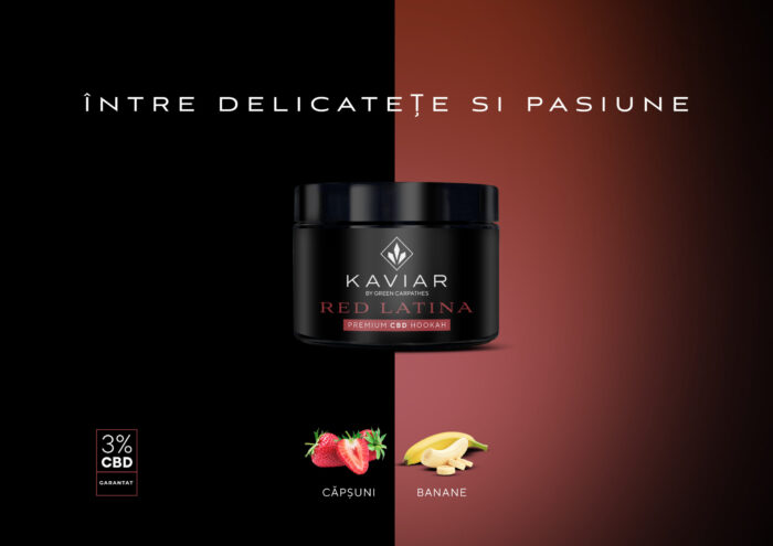 Aromă narghilea Kaviar 50g (Red-Latina) 3% CBD