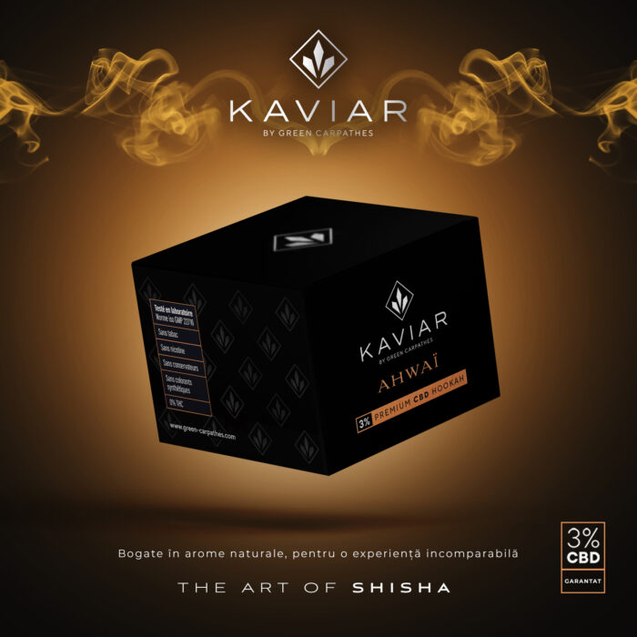 Aromă narghilea Kaviar 50g (Ahwai) 3% CBD