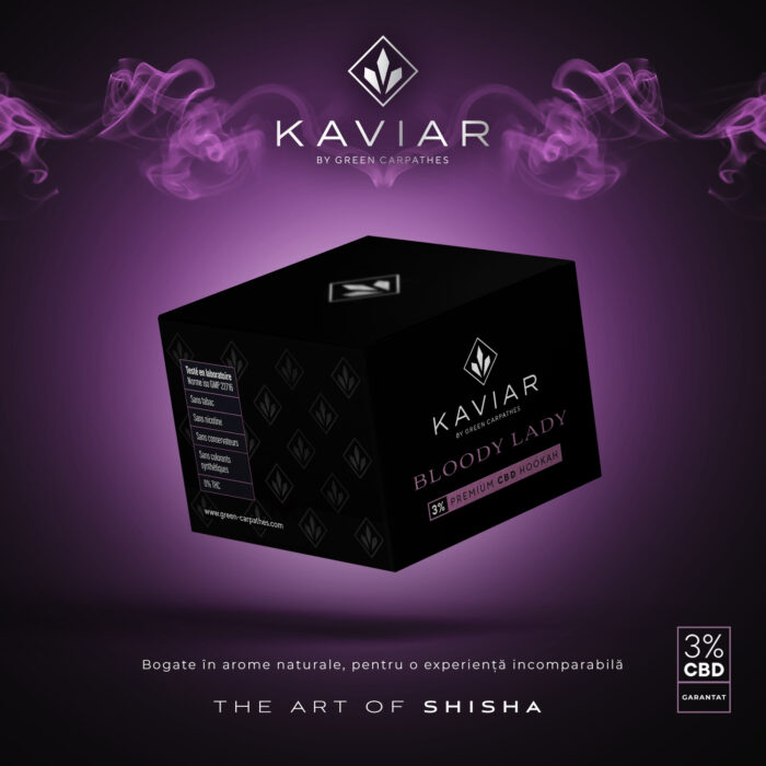 Aromă narghilea Kaviar 50g (Bloody-Lady) 3% CBD