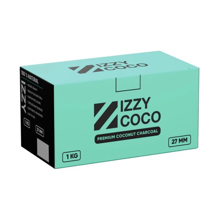 Cărbuni narghilea Izzy Coco 1kg 27mm